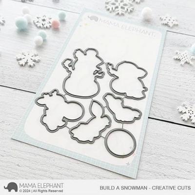 Mama Elephant Creative Cuts - Build a Snowman